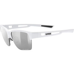 uvex sportstyle 805 V Sports Glasses for Men and Women - Photochromic - Anti-Fog - White/Smoke - One Size