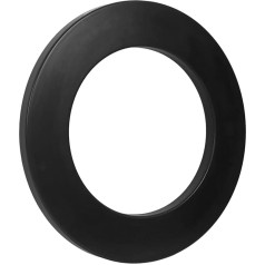Fabater Dart-Surround-Board, Dart-Surround, Langlebig, Exquisites Aussehen, 70 cm Außendurchmesser für Gaming (Black)