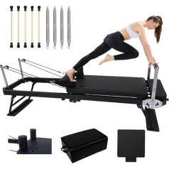 LIBRACTA Pilates-Reformer Für Zuhause Mit Metallfeder, Reformer Pilates Maschine Gerät, Faltbar, Große Größe