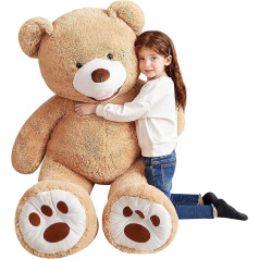Giant Plush Teddy Bear - Giant Cuddly Soft Toy for Playing and Loving for Young and Old (160 cm)