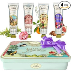 Air D'Antan®, Hands Collection Gift Set with Grass Fragrances, Presented in a Pretty Metal Box, 4 x 25 ml, Mum Gift, Beauty Set, Wellness Set for Women, Wellness Gift Set For Her