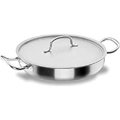 Lacor 50628 Servier und Pfanne mit Deckel 28 cm