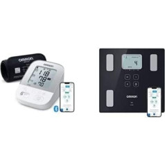 OMRON X4 Smart Automatic Blood Pressure Monitor with App for iOS/Android + OMRON Viva Smart Body Analysis Scales