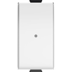 Bticino AM4003C Matix Smart Distribution Switch, Configurable to Turn Lights On and Off via App Home + Control, Voltage 100-240 VAC; 250 W; 125 VA, 1 Place, White