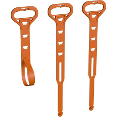 D-Line 3 x Convenient Hanger Adjustable Cable Strap for Organizing Cables or Hoses up to 90mm Diameter