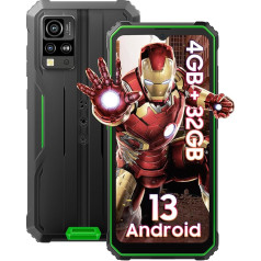 Blackview BV4800 Unbreakable Mobile Phone 4GB+32GB - 1TB Expandable Android 13 6.56