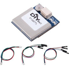 Geekstory DY-220 GPS Receiver Module Dual GPS Glonass Module Navigation TTL Level 9600bps with Active Antenna Built-in Flash for Arduino FPV Aircraft Replaces BN-220 GPS