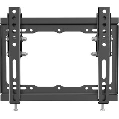 BENK Tilting Wall Mount for LED/LCD/Curved TV from 17 Inch to 42 Inch VESA 200 x 200 Wall Distance 25 mm to 20 kg