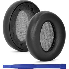 Aiivioll Replacement Ear Pads for Anker Soundcore Life Q20 / Q20BT Headphones Earpads Headset Repair Parts with Protein Skin and Memory Foam Black