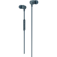 Kygo E2/400 Sports Earphones, Built-in Microphone and Remote Control, Magnetic Housing - Storm Grey