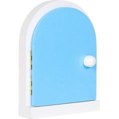 X-Institute Children's Room Decorative Door Shape Wooden Outlet Protection Self-Adhesive Child Safety Light Switch Cover Plate Decoration