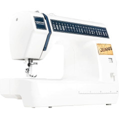 VERITAS Sewing Machine JSB21 I 21 Stitch Programmes I Threading Aid I Auto Thread Tension & Thread Cutter I LED Sewing Light I Includes Dust Cover I Mechanical Sewing Machine (White)