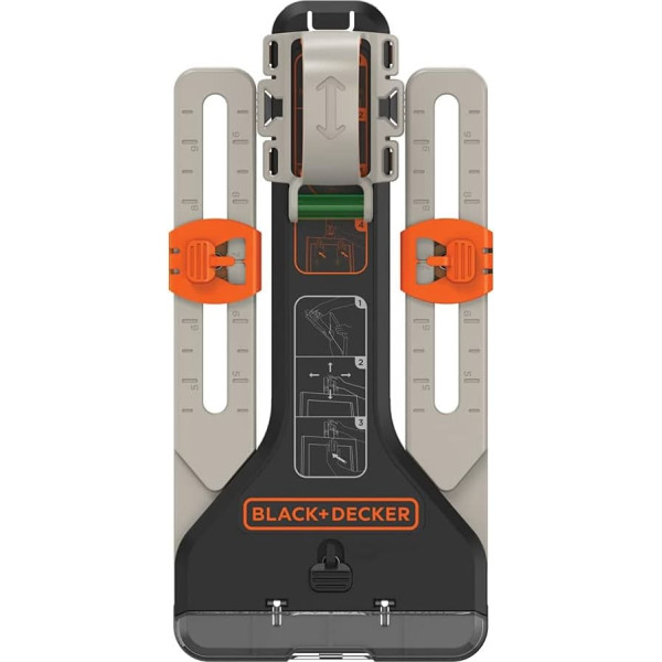 Black+Decker BDMKIT101C MarkIT Werkzeug-Set zum Aufhängen von Bildern, mehrfarbig, 15 x 5,6 x 31 cm
