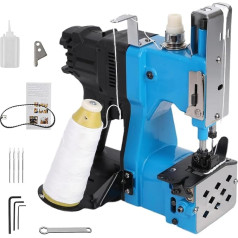 Electric Bag Sewing Machine Portable Compatible with Makita 18 V Battery, Portable Sewing Machine, Portable Bag Sealing Machine, Electric Packaging Bag for Fabric Bag, Paper Bag, Sandbag