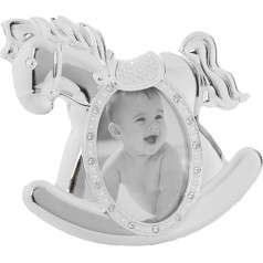 Silver Rocking Horse Photo Frame 90 x 60 cm 0242