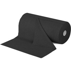 Jinavoty Microfibre Cleaning Cloth Roll Tear Cloths Washable Reusable Microfibre Towels Roll Soft Absorbent Kitchen Rags Cleaning Cloths for Kitchen Home Car (Black, 50 Sheets)