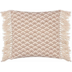 Yard Saku Blossom Fringed Polyester Filled Cushion