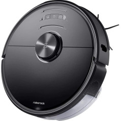 Roborock S6 MaxV suction and mop robot with AI dual camera (2500 Pa suction power, 180 min battery life, 460 ml dust container, 300 ml water tank, 67 dB, adaptive route algorithm, app/voice control)