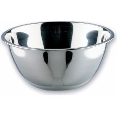 Lacor - 14046 - GARINOX Conical Bowl, Feeding Bowl, Salad Bowl, Food Container, Stainless Steel, 45 cm, Capacity: 17.4 L