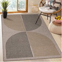 JaeMoose Outdoor & Indoor Modern Simple Area Rug Patio Rug Washable for Entryway Farmhouse Non Slip Door Mat Indoor (Natural, 80x160cm)