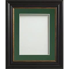 Frame Company Emson Black Picture Photo Frame with Black Mount * Choice of Sizes * * New