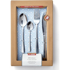 Judge Gift Box Set, 44 Piece, Stainless Steel Silver