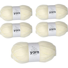 Korbond Double Knitting Baby Yarn Cream 500g 180113_5