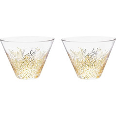 Sara Miller Portmeirion Chelsea Collection SM79261-XD Set of 2 Porcelain Glass Bowls