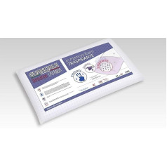 V.I.P. VERY IMPORTANT PILLOW C.854492 Soap Cushion with Lavender Treatment 42 x 72 x 11 cm Made in Italy White Memory Foam