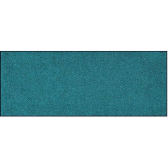 wash+dry Fußmatte, Peacook Green 75x190 cm, innen und außen, waschbar, Bunt
