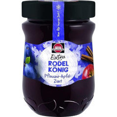 Schwartau Extra Rodelkönig Plum Apple Cinnamon Winter Jam 12oz Jar