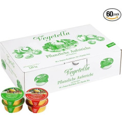 Vegetella Soy-Based Plant Spread 2 Assorted Designs (60 x 24g)