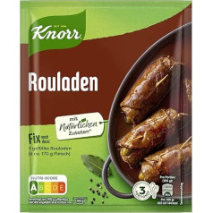 Knorr Fix seasoning mixture rouladen for a delicious meat dish without flavour-enhancing additives, 31 g, 1 piece