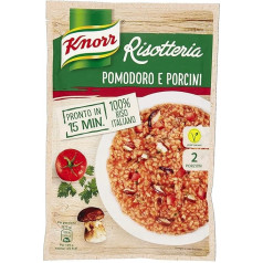 15 x Knorr Risotto Pomodoro e Porcini 175 g 100% Italian Rice with Tomatoes and Porcini Mushrooms Ready Meals Rice Dishes