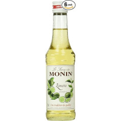 Monin Syrup Lime Pack of 6 (6 x 250 ml)