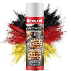 BRESTOL® Baking Separation Spray 500 ml - Vegan, Versatile & Perfect for Holiday Bakery! Non-stick Spray for Cakes, Cookies, Multifunctional Use for Baking Moulds, Baking Trays, Pots, Pans