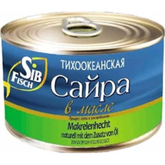 Saira Mackerel Pike in Oil Short Beaked Mackerel Pike Sayra 235g