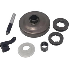 BTFWM Garden Tool Clutch Replacement, 325 Kupplungstrommel-Kettenrad-Felgenlager-Ersatzsatz, for HUS QVARNA, for 450 445 351 350 346 345 340 Kettensägen-Ersatzteile