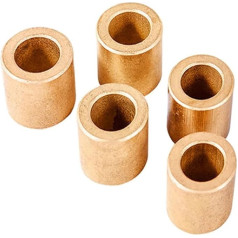 ALMLNLL Brass Bushing 10pcs 5x9x6mm FU-1 Powder Metallurgy Oil Bushing Porous Bearing Sintered Copper Sleeve
