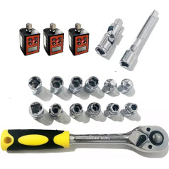 Digitaler Drehmomentschlüssel, 1/2 1/4 3 / 8quot Digital Drehmomentzähler Messadapter Zündkerze Fahrrad KG Drehmomentschlüssel-Messgerät-Schraubendreher,Verbessern Sie die Arbeitseffizienz(Model All