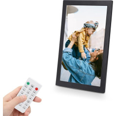Electronic Picture Frame, 17 Inch 1440 x 900 Resolution LED Digital Picture Frame with Remote Control, Music, 1080P Video, Picture Supported