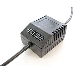 C128 Power Supply Classic EU Replacement Power Supply Commodore 128, EU Plug (Black)