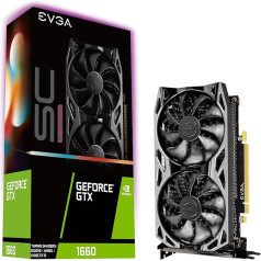 EVGA GeForce GTX 1660 SC Ultra Gaming, 06G-P4-1067-KR, 6GB GDDR5, Dual Fan