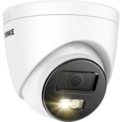 ANNKE 3K PoE Outdoor Surveillance Camera, IP Camera with Headlight, Person and Vehicle Detection, H.265+, Colour Night Vision, Built-in Micro SD Card Slot, 120dB WDR, IP67 Waterproof