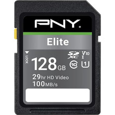 PNY Elite 128GB Class 10 UHS-I U1 100MB/s SDXC Card