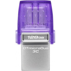Flash atmiņas usb datu ceļotājs microduo 3c g3 128gb usb-a/usb-c