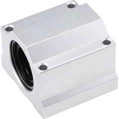sourcing map Linear Ball Bearing 30 mm SCS30UU Sliding Block Units, 30 mm Bore
