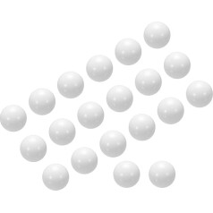 Kozelo Pack of 100 POM Coin Ring Making Balls - [6 mm] Precision Solid POM Bearing Balls for Bearings, Rollers, Valves, Sailing Equipment