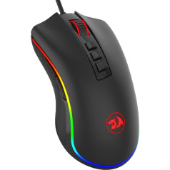 Redragon M711 COBRA Gaming Mouse with 16.8 Million Chroma RGB Color Backlit, 10,000 DPI, 7 Programmable Buttons