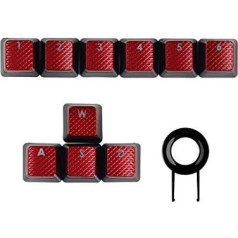 FPS Backlit Keycaps for Corsair K70RGB K70 K95 K90 K65 K63 Gaming Keycaps Red Keycaps